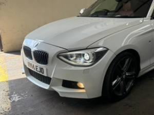 2014 BMW 1 Series 2.0 120d M Sport Auto Euro 5 (s/s) 3dr in White — image 2
