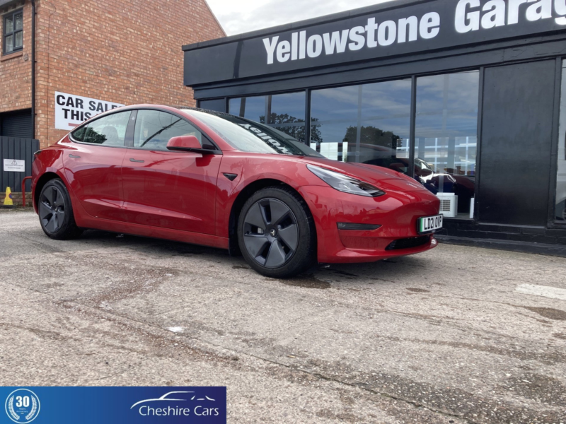 2021 Tesla Model 3 (dual Motor) Long Range Saloon 4dr Electric Auto 4wde (346 Ps) in Red — image 1