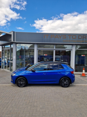 2026 Skoda Fabia 1.0 Tsi Design Edition DSG Euro 6 (s/s) 5dr in Blue — image 4
