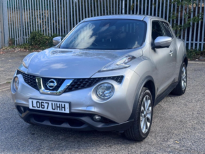 2017 Nissan Juke 1.2 Dig-T Tekna Euro 6 (s/s) 5dr in Silver — image 3