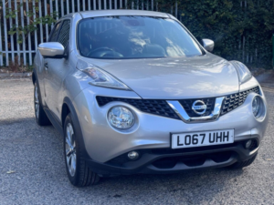 2017 Nissan Juke 1.2 Dig-T Tekna Euro 6 (s/s) 5dr in Silver — image 4
