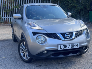 2017 Nissan Juke 1.2 Dig-T Tekna Euro 6 (s/s) 5dr in Silver — image 6