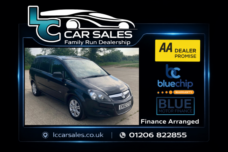 2012 Vauxhall Zafira 1.7 Cdti Ecoflex Design in Black — image 1