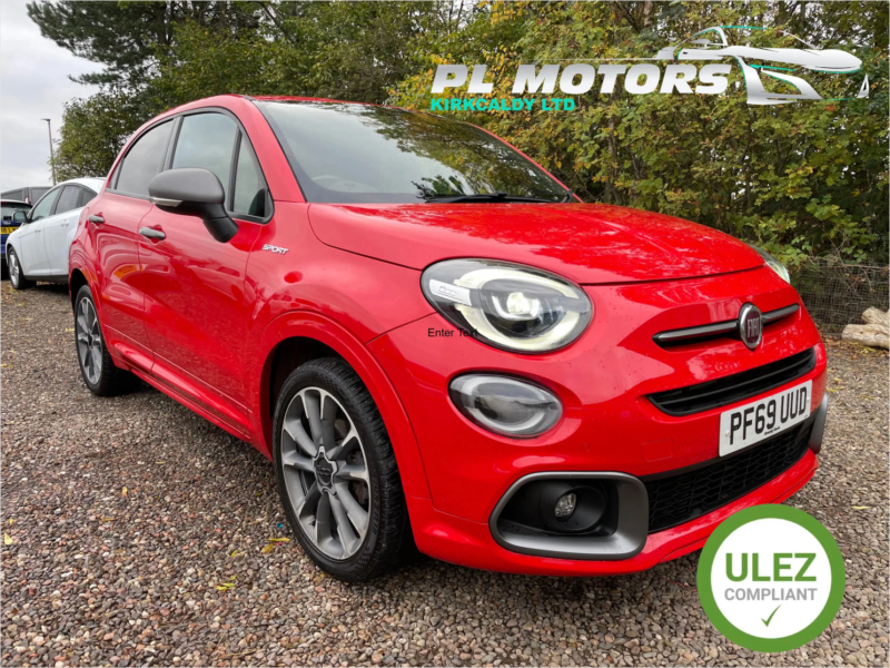 2019 Fiat 500x 1.0 Firefly Turbo Sport Euro 6 (s/s) 5dr in Red — image 1