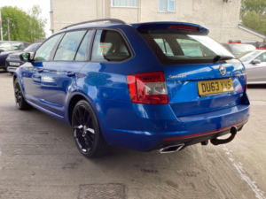 2013 Skoda Octavia 2.0 Tdi Vrs DSG Euro 5 (s/s) 5dr in Blue — image 4