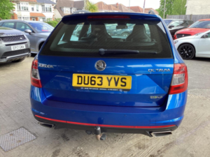 2013 Skoda Octavia 2.0 Tdi Vrs DSG Euro 5 (s/s) 5dr in Blue — image 5
