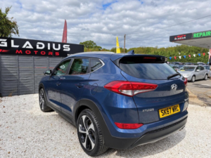 2017 Hyundai Tucson 1.6 T-Gdi Sport Edition Euro 6 5dr in Blue — image 4