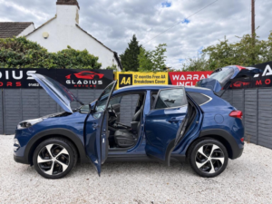 2017 Hyundai Tucson 1.6 T-Gdi Sport Edition Euro 6 5dr in Blue — image 6