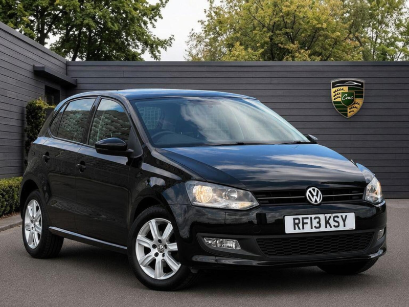 2013 Volkswagen Polo 1.2 Match Edition Euro 5 5dr in Black — image 1