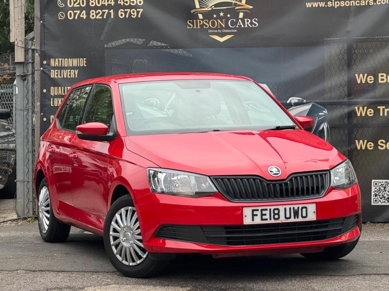 2018 Skoda Fabia 1.0 Tsi S Euro 6 (s/s) 5dr in Red — image 1