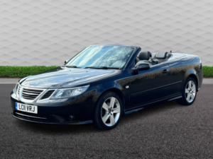 2011 Saab 9-3 2.0t Se Auto Euro 5 2dr in Black — image 3