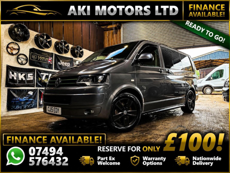 2015 Volkswagen Transporter 2.0 Bitdi T32 Highline Kombi DSG 4motion L3 H1 4dr in Grey — image 1