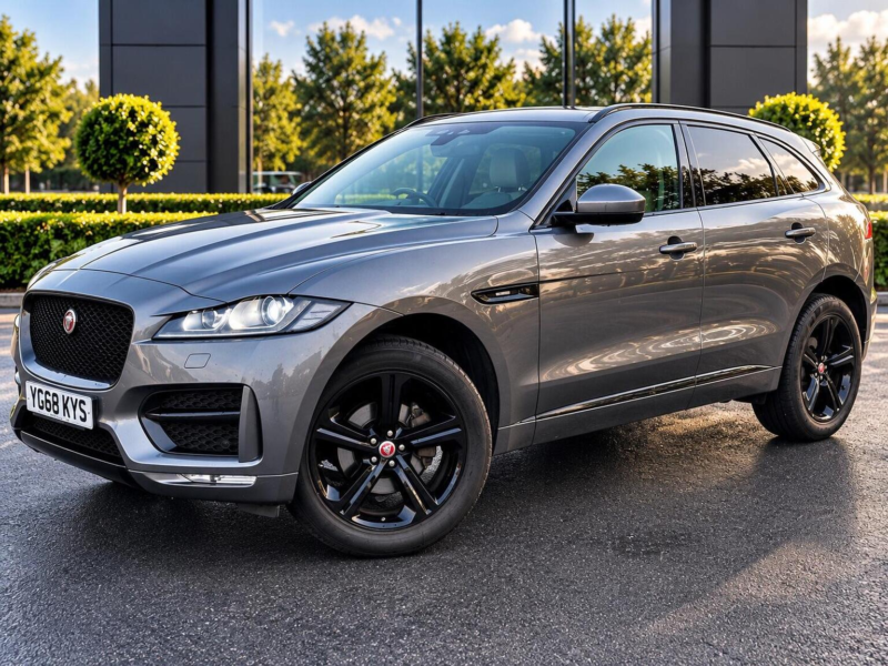 2018 Jaguar F-Pace 2.0 D180 R-Sport Auto AWD Euro 6 (s/s) 5dr in Grey — image 1