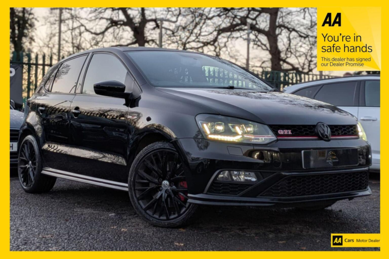 2016 Volkswagen Polo 1.8 Tsi Bluemotion Tech Gti DSG Euro 6 (s/s) 5dr in Black — image 1