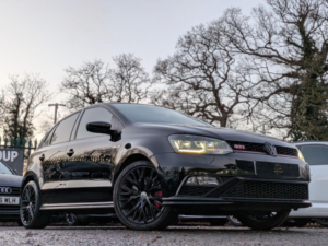 2016 Volkswagen Polo 1.8 Tsi Bluemotion Tech Gti DSG Euro 6 (s/s) 5dr in Black — image 3
