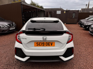 2019 Honda Civic 1.0 Vtec Turbo Sr Euro 6 (s/s) 5dr in White — image 6
