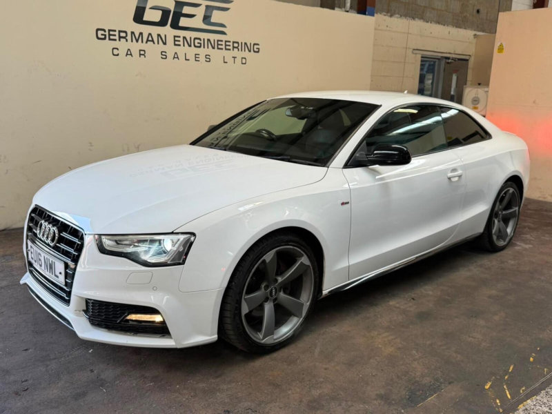 2016 Audi A5 2.0 Tfsi Black Edition Plus S Tronic Quattro Euro 6 (s/s) 2dr in White — image 1