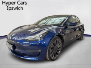 2021 Tesla Model 3 (dual Motor) Performance Auto 4wde 4dr (performance Upgrade) in Blue — image 3