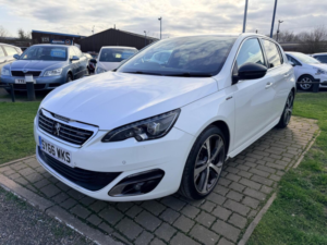 2017 Peugeot 308 1.2 Puretech Gt Line Euro 6 (s/s) 5dr in White — image 3