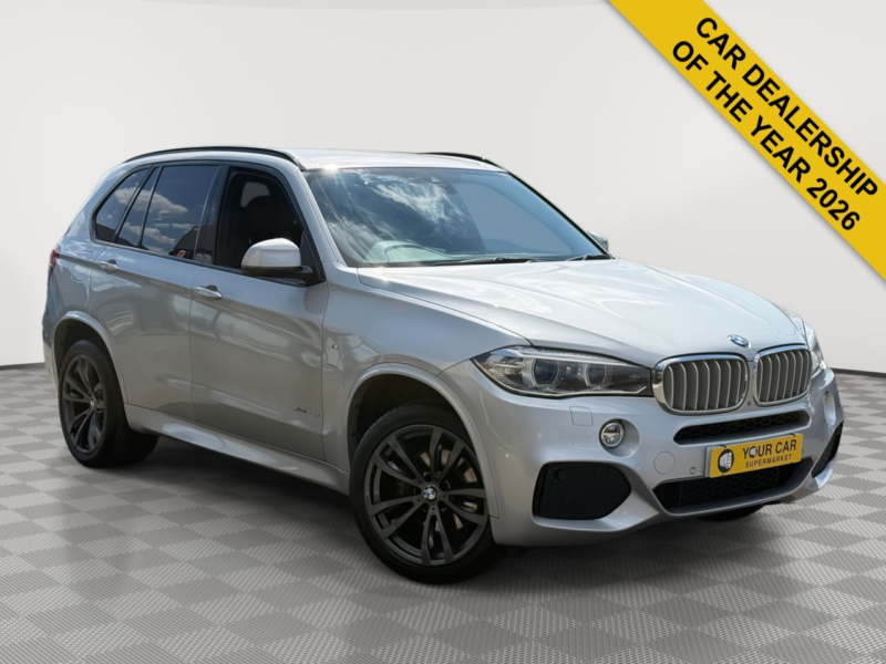 2016 BMW X5 3.0 40d M Sport SUV 5dr Diesel Auto Xdrive Euro 6 (s/s) (313 Ps) in Silver — image 1