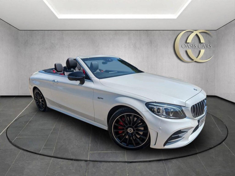 2019 Mercedes-Benz C Class 3.0 C43 V6 Amg (premium Plus) Cabriolet G-Tronic+ 4matic Euro 6 (s/s) 2dr in White — image 1