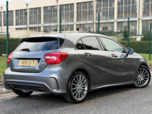 2015 Mercedes-Benz A Class 1.6 A200 Amg Sport Euro 6 (s/s) 5dr in Grey — image 4