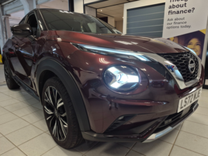 2022 Nissan Juke 1.0 Dig-T Tekna+ SUV 5dr Petrol Manual Euro 6 (s/s) (114 Ps) in Red — image 4