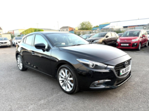 2018 Mazda Mazda3 1.5 Skyactiv-D Sport Nav Euro 6 (s/s) 5dr in Black — image 2