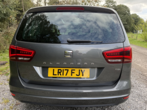 2017 SEAT Alhambra 2.0 Tdi*se Lux Dsg*7seat-Cam-Panroof-Fsh-Belt Done-2kys*superb Mpv* in Grey — image 4