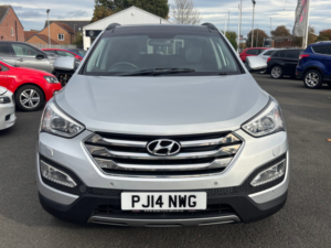 2014 Hyundai Santa Fe 2.2 Crdi Premium Se SUV 5dr Diesel Auto 4WD Euro 5 (7 Seat) (194 Bhp) in Silver — image 3