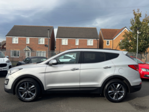 2014 Hyundai Santa Fe 2.2 Crdi Premium Se SUV 5dr Diesel Auto 4WD Euro 5 (7 Seat) (194 Bhp) in Silver — image 5