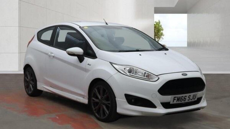 2017 Ford Fiesta 1.0t Ecoboost St-Line Euro 6 (s/s) 3dr in White — image 1