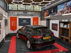 2017 Audi A3 2.0 Tdi Se Technik Sportback Euro 6 (s/s) 5dr in Black — image 3