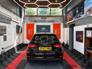2017 Audi A3 2.0 Tdi Se Technik Sportback Euro 6 (s/s) 5dr in Black — image 4