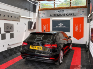 2017 Audi A3 2.0 Tdi Se Technik Sportback Euro 6 (s/s) 5dr in Black — image 5