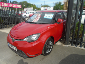 2016 MG Mg3 1.5 Vti-Tech 3form Sport Hatchback 5dr Petrol Manual Euro 6 (s/s) (106 Ps) in Red — image 3