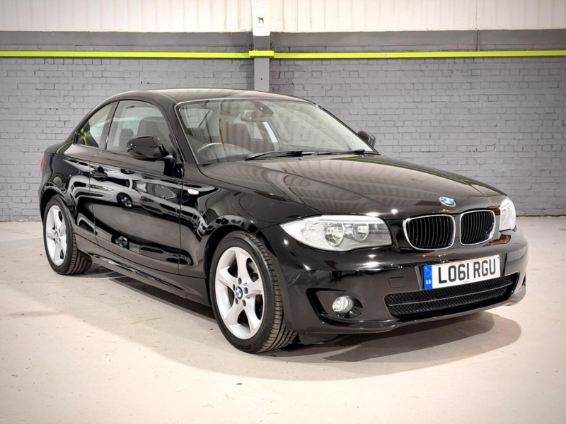 2012 BMW 1 Series 2.0 120i Se Euro 5 (s/s) 2dr in Black — image 1