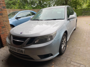 2009 Saab 9-3 1.8t Linear Se Euro 4 4dr in Silver — image 2