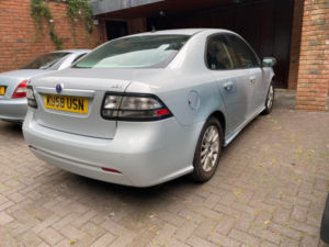 2009 Saab 9-3 1.8t Linear Se Euro 4 4dr in Silver — image 4