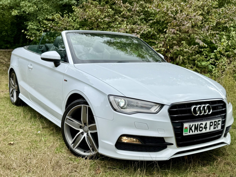 2014 Audi A3 Cabriolet 2.0 Td*s Line*supersport SEAT-Xenon-Beltdone-B&o-£4500 Extras*stunner* in White — image 1