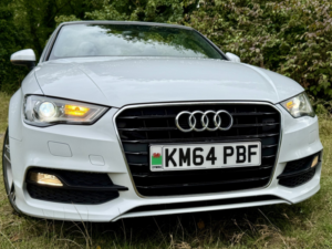 2014 Audi A3 Cabriolet 2.0 Td*s Line*supersport SEAT-Xenon-Beltdone-B&o-£4500 Extras*stunner* in White — image 3