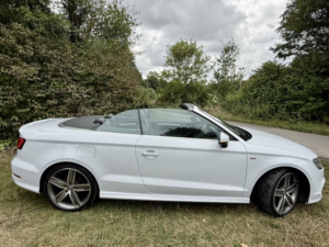 2014 Audi A3 Cabriolet 2.0 Td*s Line*supersport SEAT-Xenon-Beltdone-B&o-£4500 Extras*stunner* in White — image 4