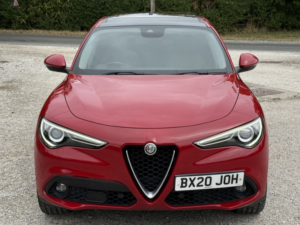 2020 Alfa Romeo Stelvio 2.2 2.2 Turbo Diesel 210hp AWD Speciale in Red — image 6
