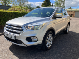 2017 Ford Kuga 1.5 Tdci Zetec SUV 5dr Diesel Manual Euro 6 (s/s) (120 Ps) in Silver — image 3