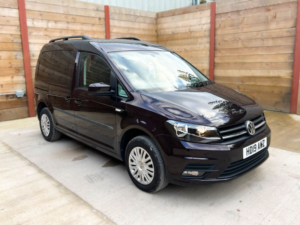 2019 Volkswagen Caddy Life 4 SEAT Auto Wheelchair Accessible Disabled Access Vehicle Wav in Purple — image 3