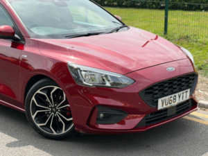 2018 Ford Focus 1.5 Ecoblue St-Line X Euro 6 (s/s) 5dr in Red — image 3