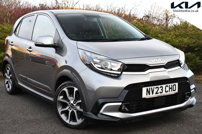 2023 Kia Picanto 1.0 Dpi X-Line S Hatchback 5dr Petrol AMT Euro 6 (s/s) (66 Bhp) in Grey — image 1