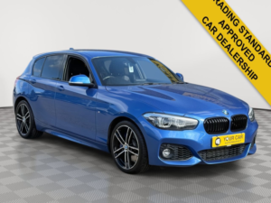 2018 BMW 1 Series 1.5 118i M Sport Shadow Edition Hatchback 5dr Petrol Auto Euro 6 (s/s) (136 Ps) in Blue — image 2