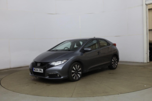 2014 Honda Civic 1.8 I-Vtec Se Plus-T Euro 5 (s/s) 5dr in Grey — image 3