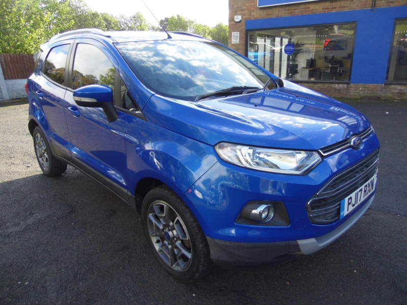 2017 Ford Ecosport 1.5 Tdci Titanium 2WD Euro 6 5dr in Blue — image 1
